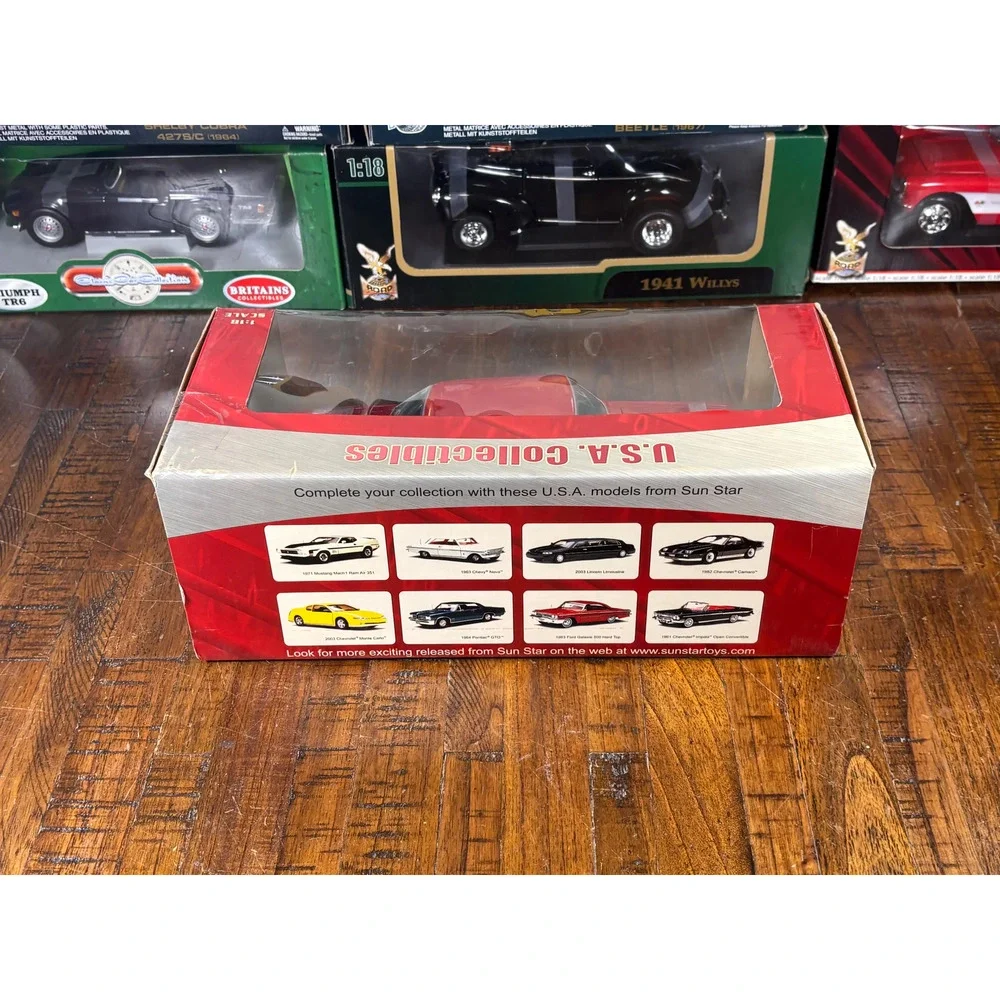 USA Collectibles Sun Star 1964 Pontiac GTO Gulfstream Red Diecast Car 1/18 New